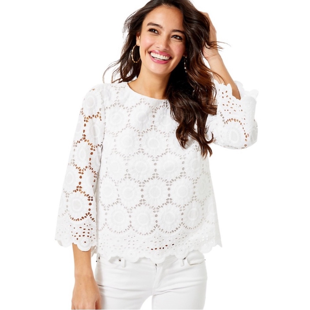NWT Lily Pulitzer MARIELLA TOP size S